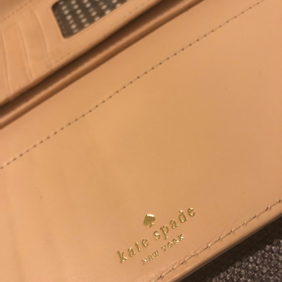 Kate Spade Nude Patent Leather Wallet - Picture 4 of 4
